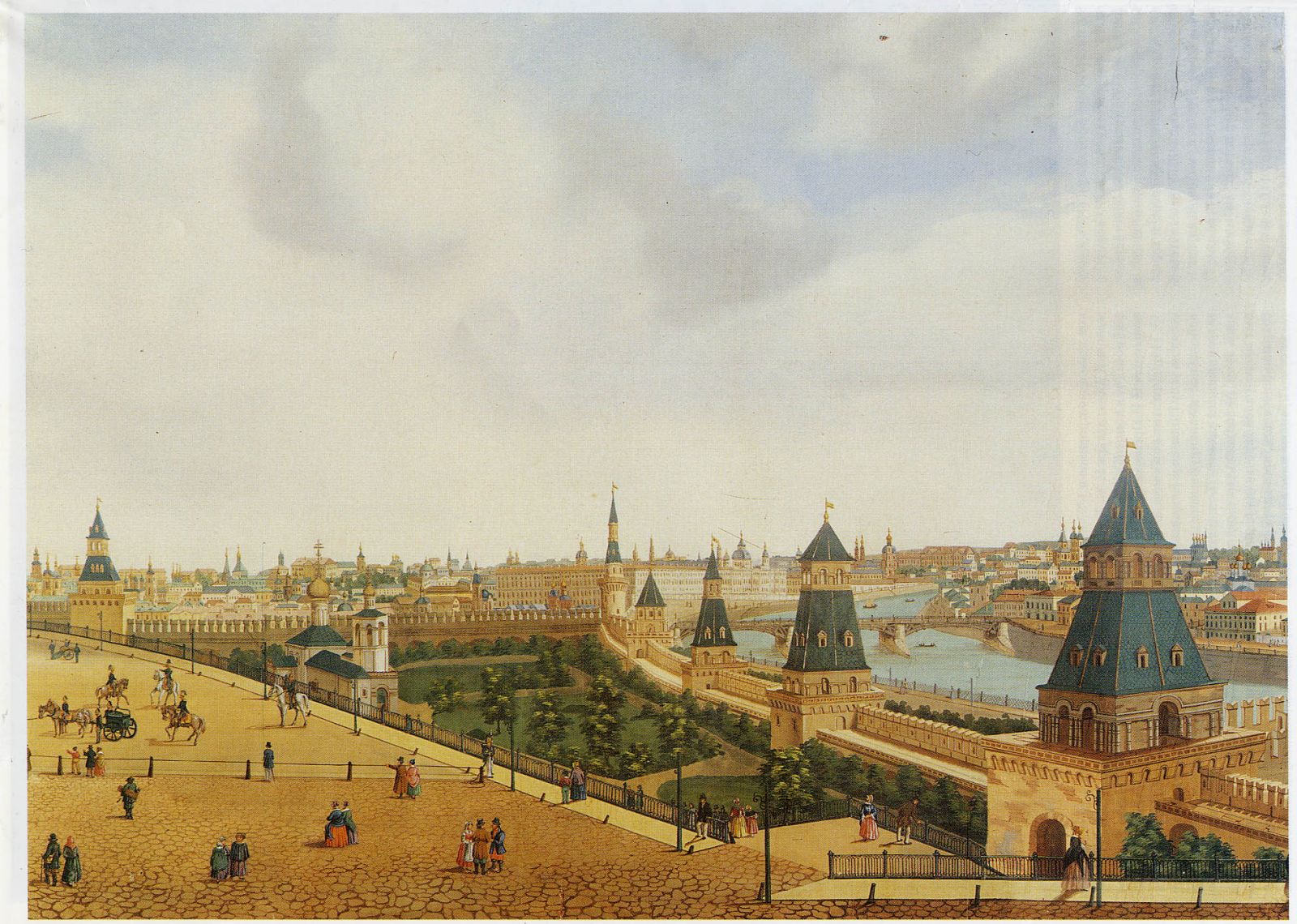 Панорама Москвы 19 век