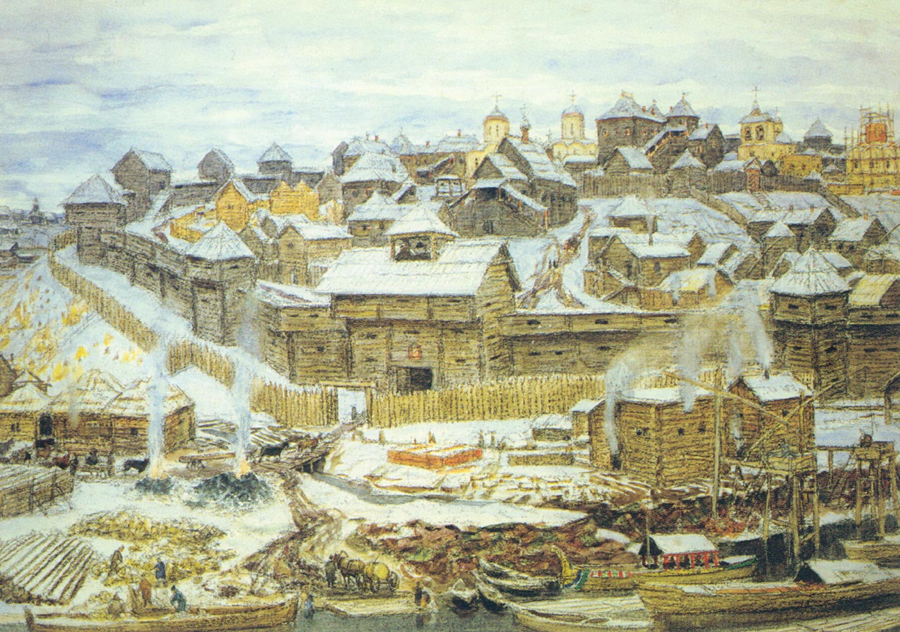 Москва в картинах А.М. Васнецова