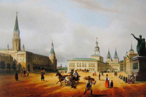 Москва, Красная площадь в XIX веке