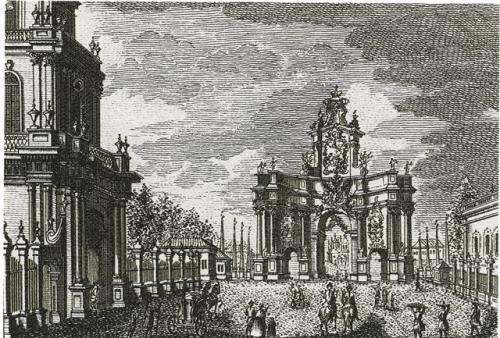 Триумфальные ворота Екатерины II на Триумфальной площади